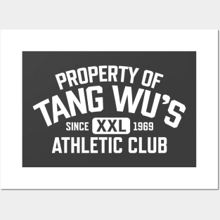 Tang Wu - Athletic Club (New Design - Dark - Back) Posters and Art